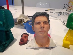 creepy 3d printed faces