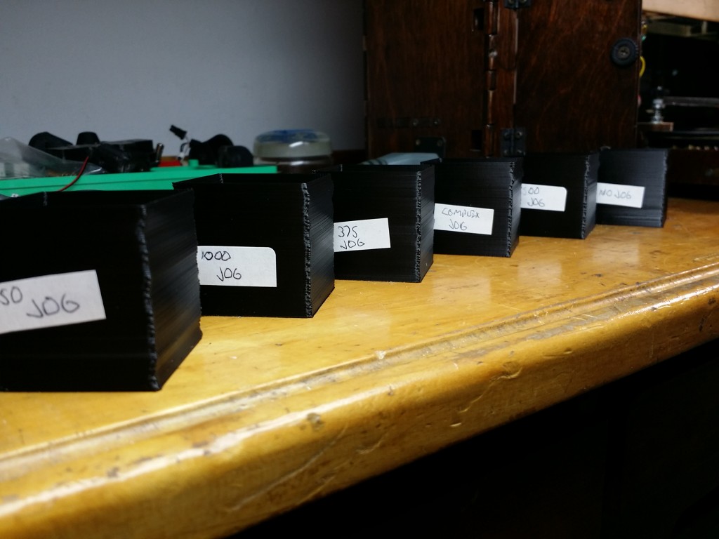 Bunches of calibration cubes.